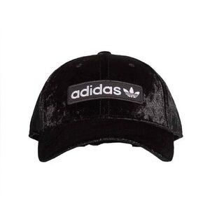 Adidas Velvet Black & White Hat Baseball Cap One Size